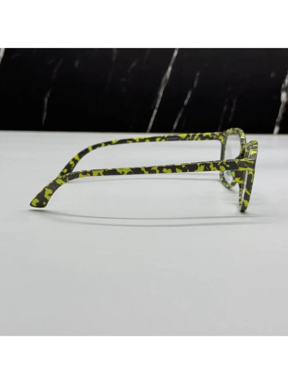 Puma PU0080O 004 Yellow Gray Round Kids Eyeglasses NEW